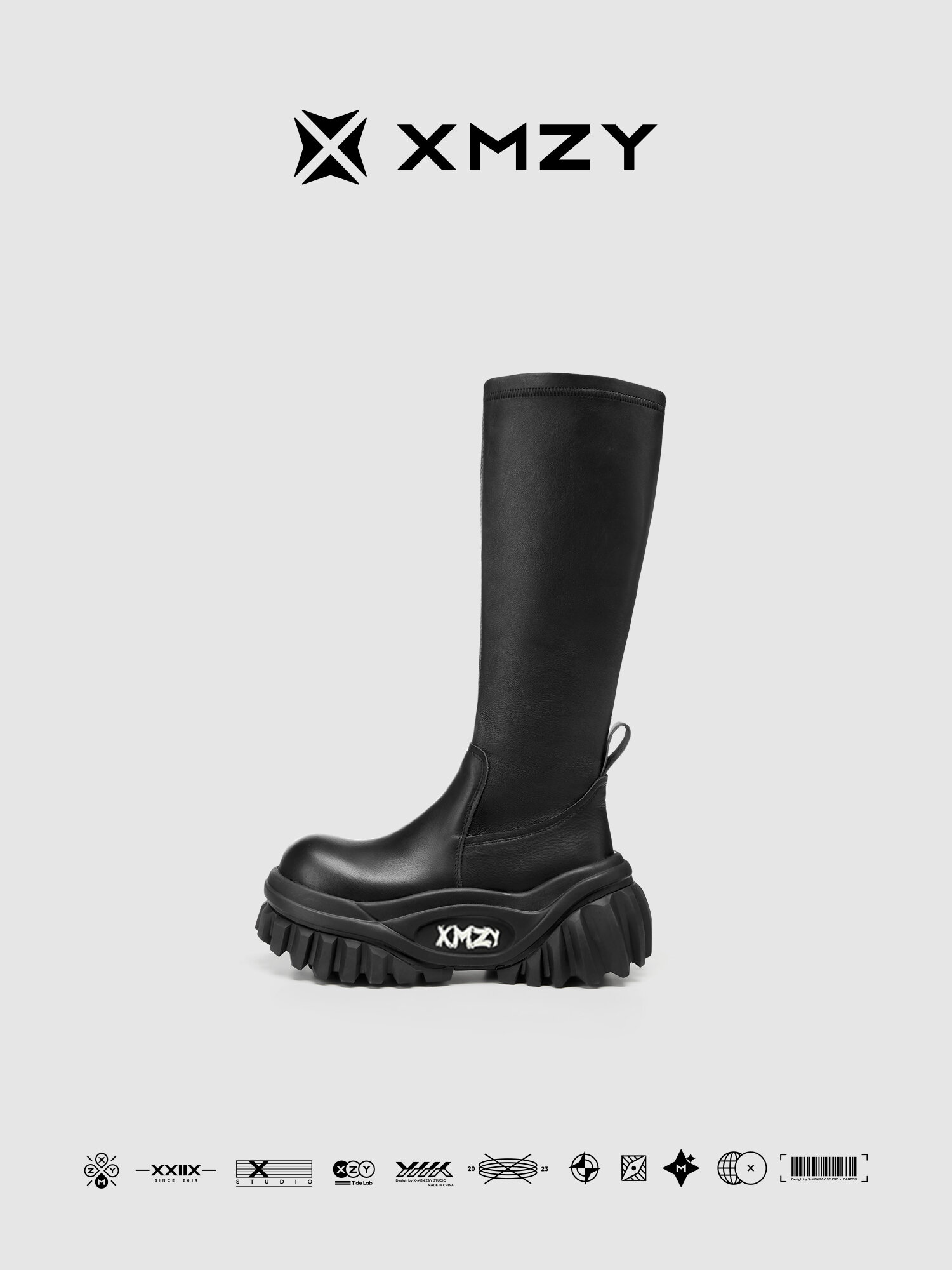 XMZY | Design Fashion Long Knight Boots ราคา 8,959 บาท*ส่งฟรี