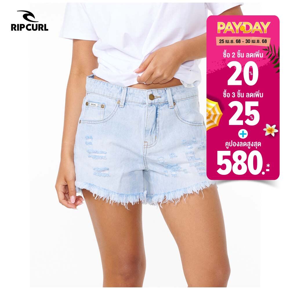 RIPCURL กางเกงขาสั้น 032WWS SOPHIE DENIM SHORT II S24 ราคา 1,516 บาท*ส่งฟรี