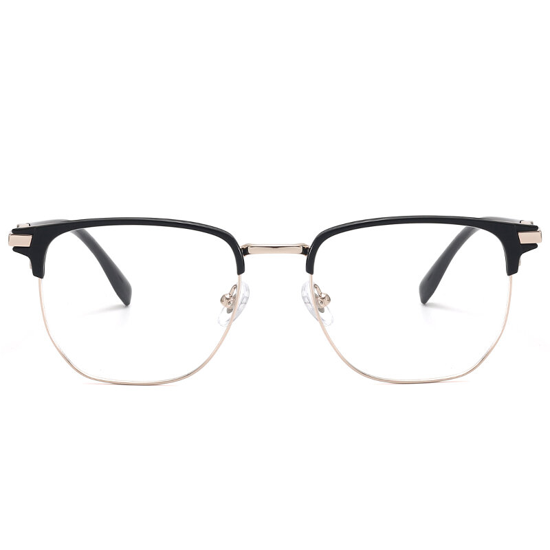OVOVO yuanxiang | Black Semi-Rimmed Glasses for Myopia ราคา 353 บาท*ส่งฟรี