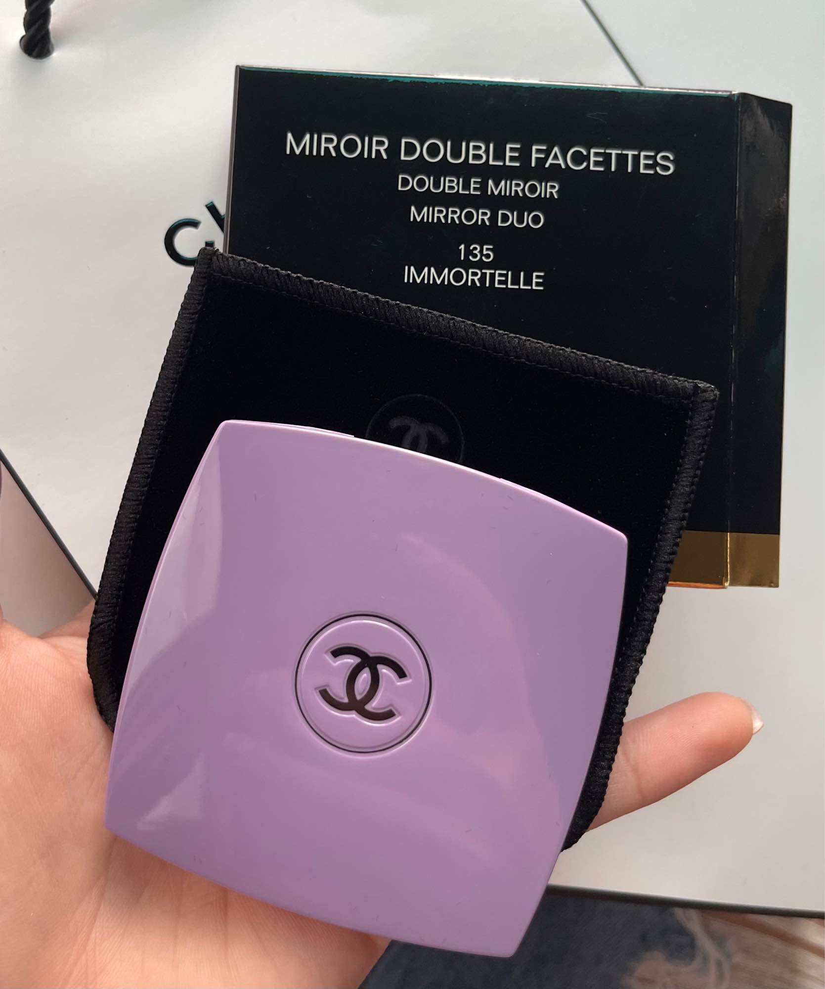 CHANEL MIRROR DOUBLE FACETTES 131 キャヴリエ Chanel Miroir Double Facettes Mirror Duo compact · Whatnot
