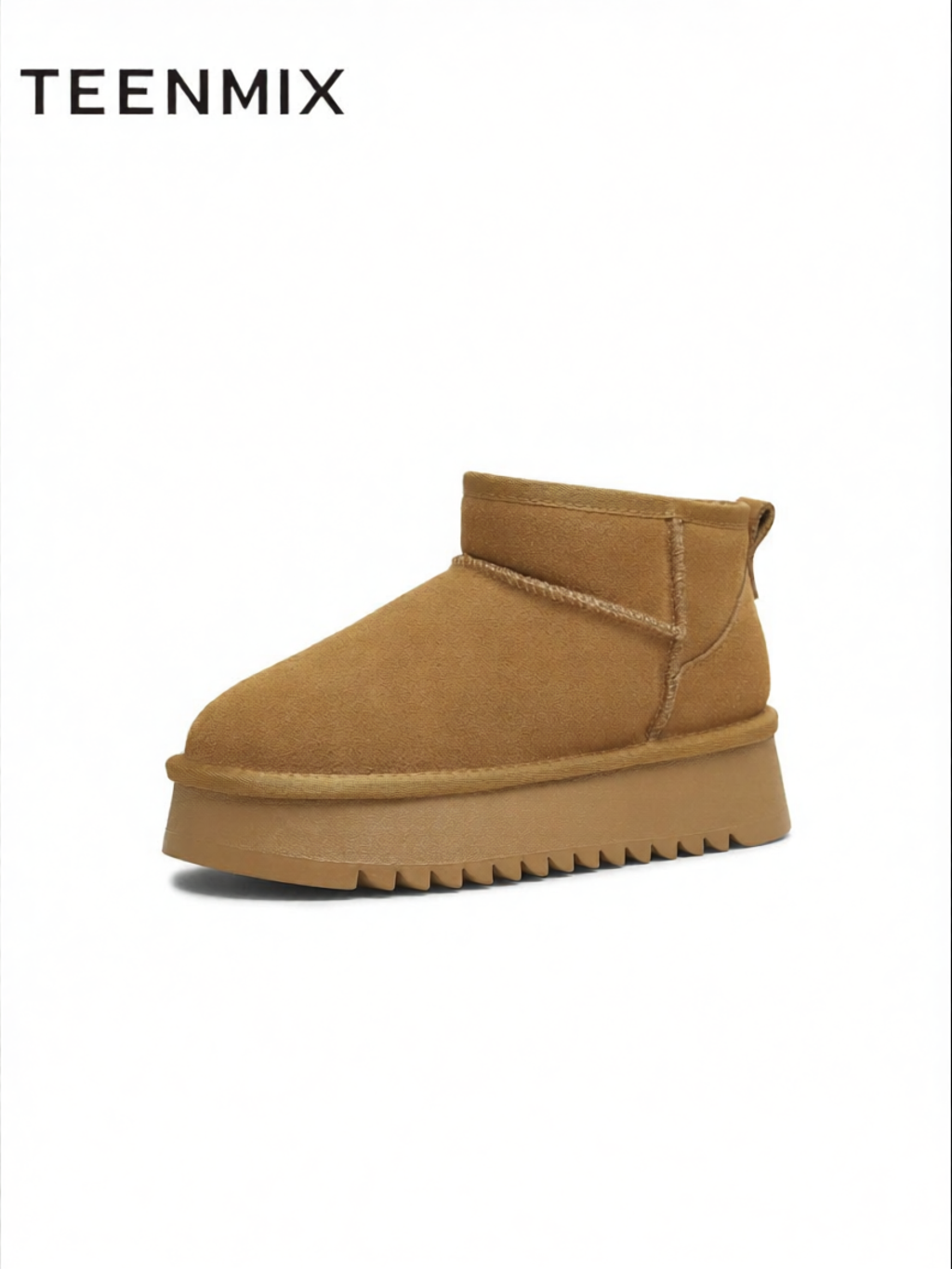 Teenmix | Warm Retro Pure Color Slanted Thick Sole Winter Snow Boots ราคา 3,820 บาท*ส่งฟรี