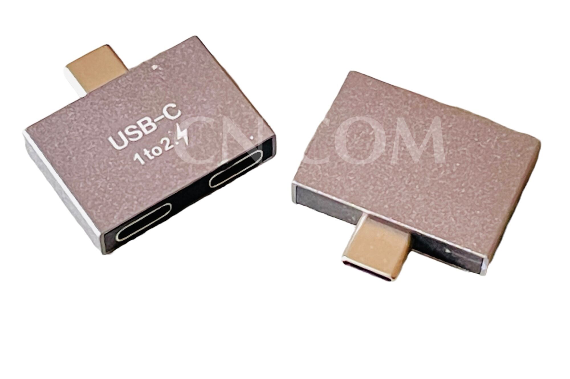 USB C ถึง Dual USB C หญิง Splitter ตัวแปลงสัญญาณอะแดปเตอร์เชื่อมต่อ ...