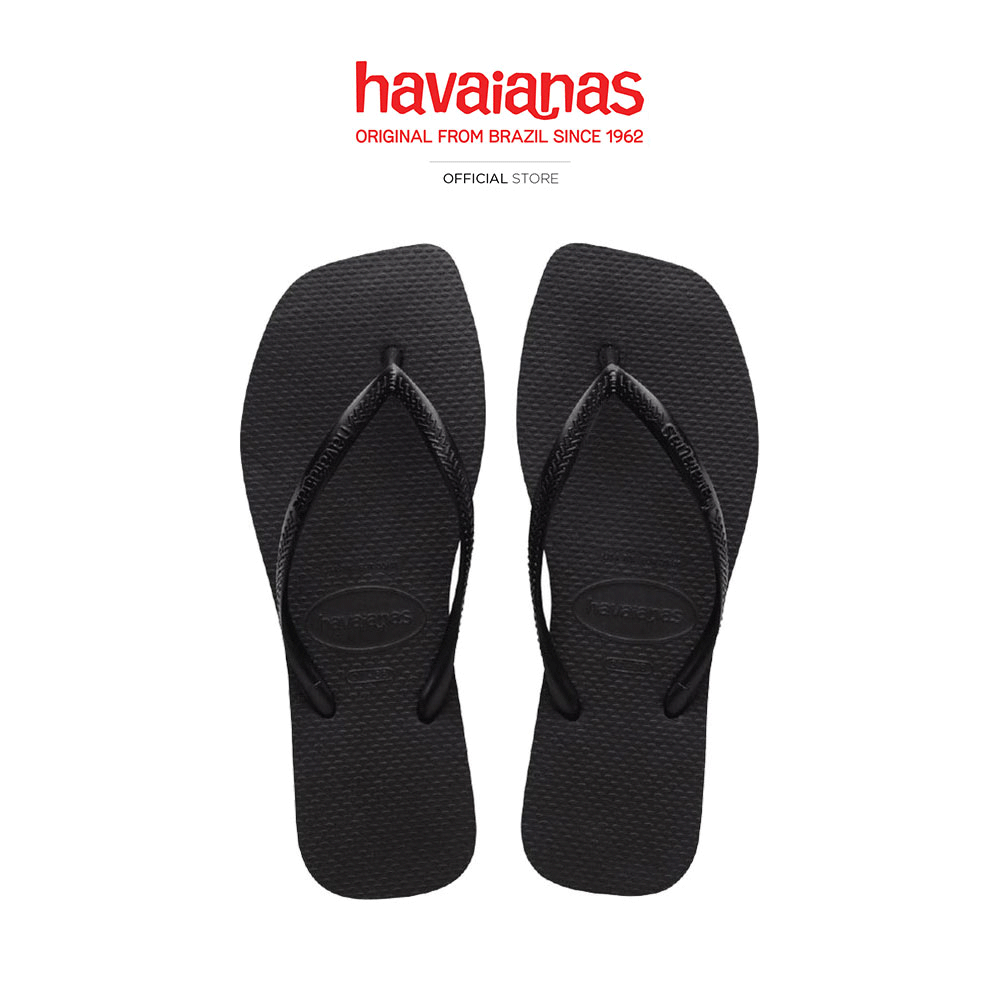 Havaianas Sandals Slim Square Flip Flop Black 41483010090F_C3Bkxx ราคา 930 บาท*ส่งฟรี