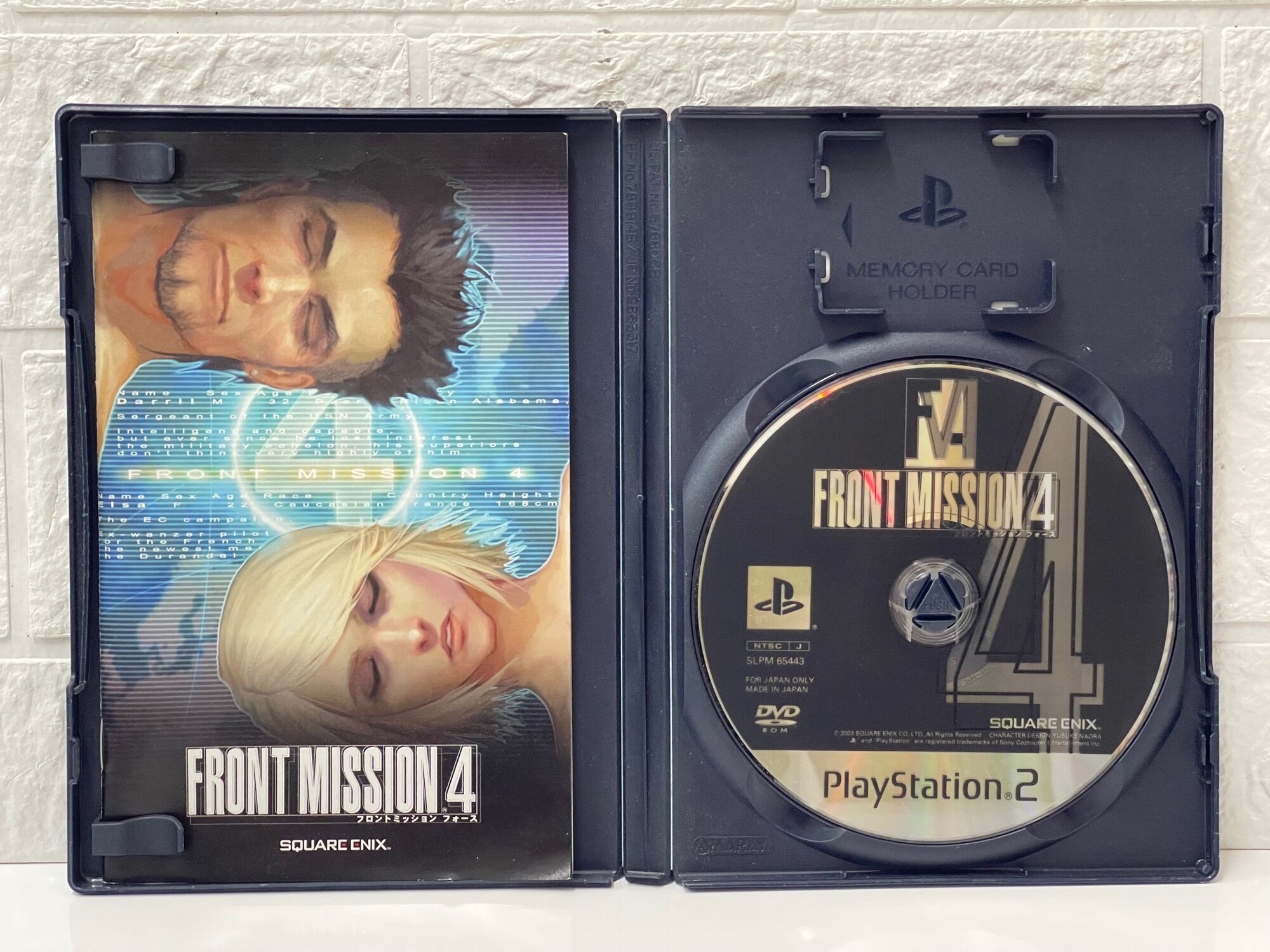 แผ่นแท้ [PS2] FRONT MISSION 4(Japan)(SLPM-65443) front mission 4 - MixASale