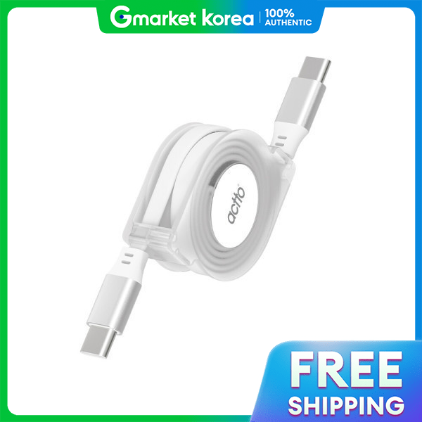 Actto | Samsung Galaxy Tab S11 Ultra Usb-C Pd 60W Auto-Retracting Reel-Type Fast Charging Cable ราคา 144 บาท*ส่งฟรี