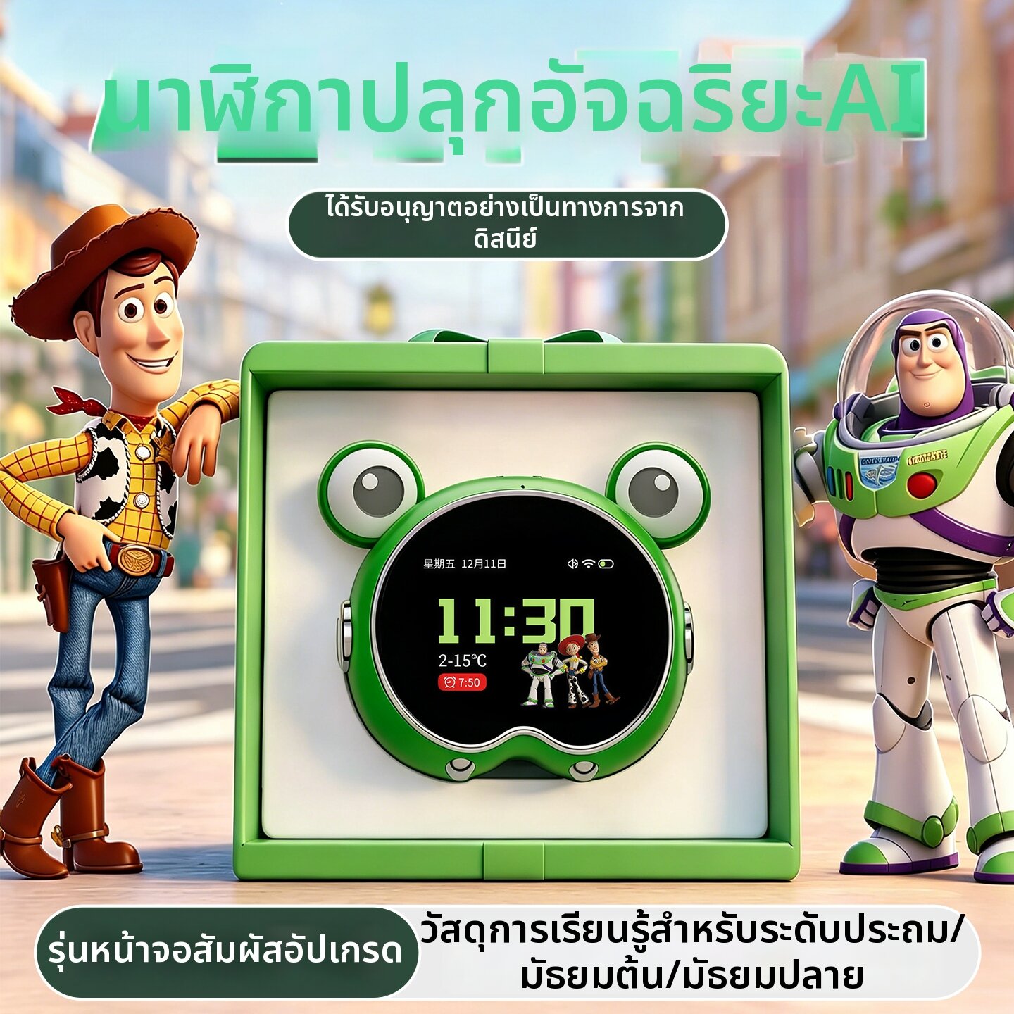 QITE | Smart Alarm Clock for Students and Children AI Voice Time Manager ราคา 1,990 บาท*ส่งฟรี