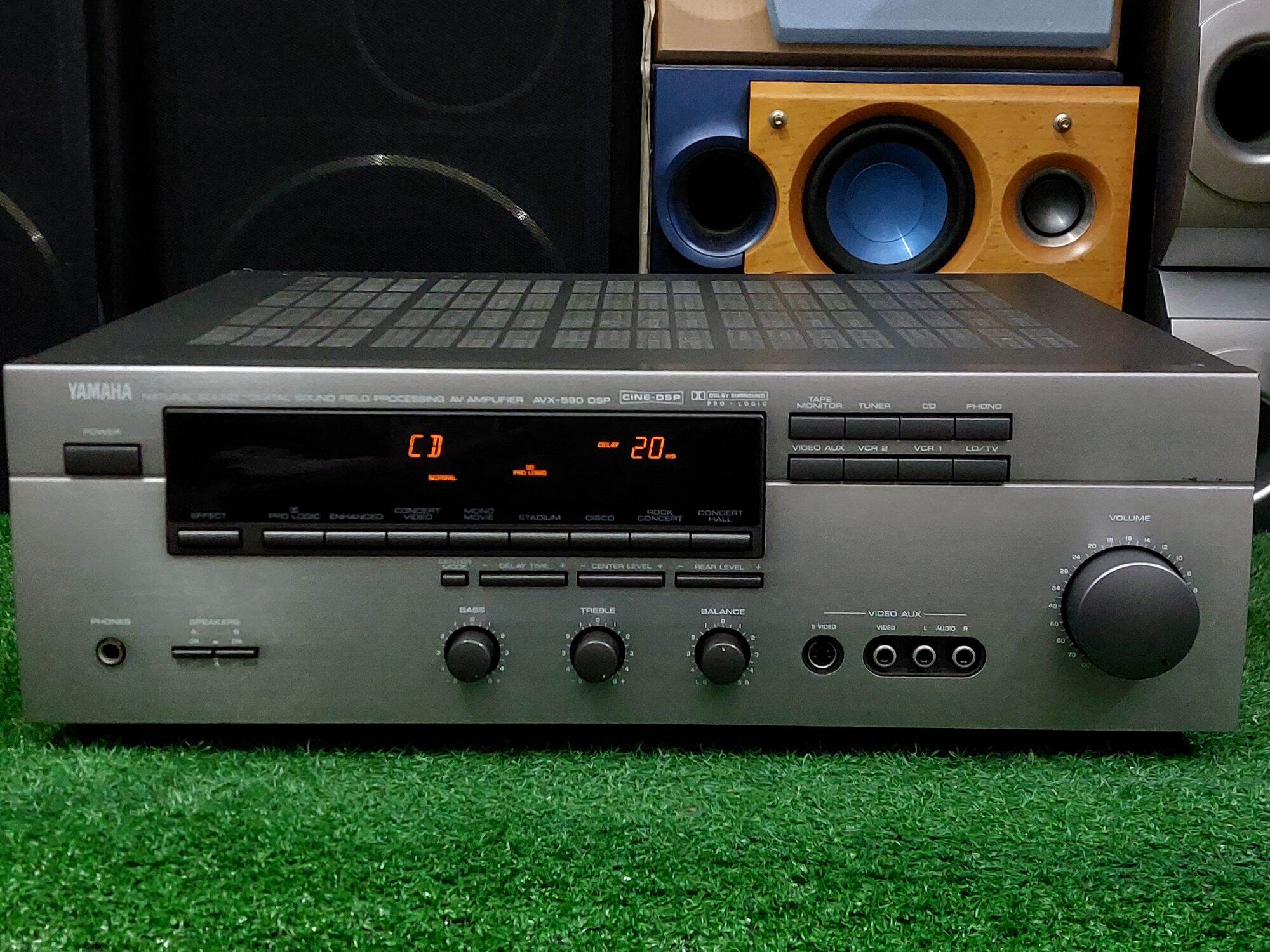 แอมป์YAMAHA รุ่น AVX-590DSP จากญี่ปุ่นมือสอง ใช้ไฟ100ต้อง