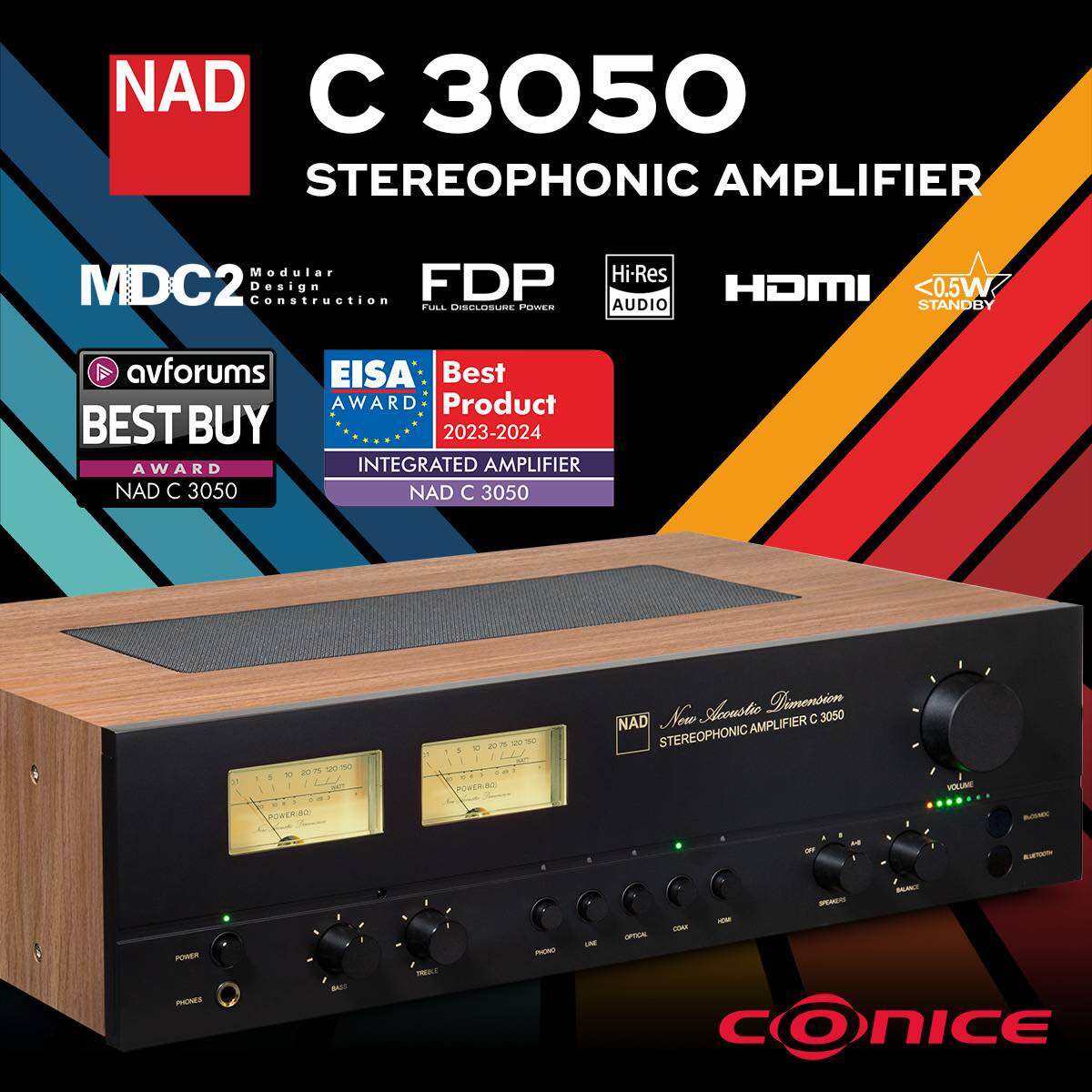 NAD C3050 Stereophonic Amplifier | Lazada.co.th