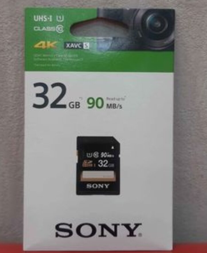 SONY 32GB MEMORYCARD SD CARD SDHC CLASS 10 90MBS UHS-1 High Speed - KB ...