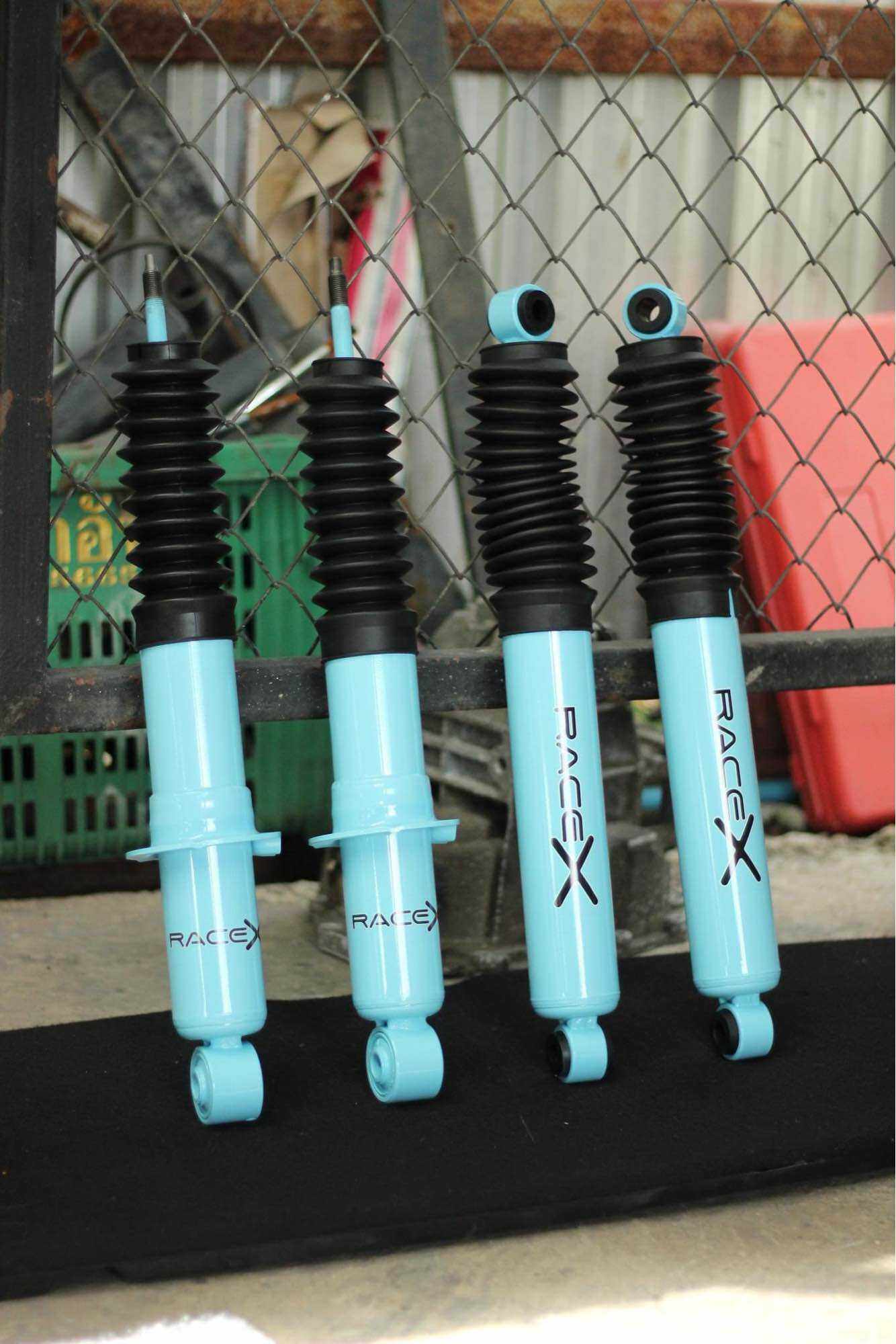 Shock Absorbers, Front + Rear, Good Quality, Dmax, Year 03-Present, Race-X Brand, Soft and Firm.