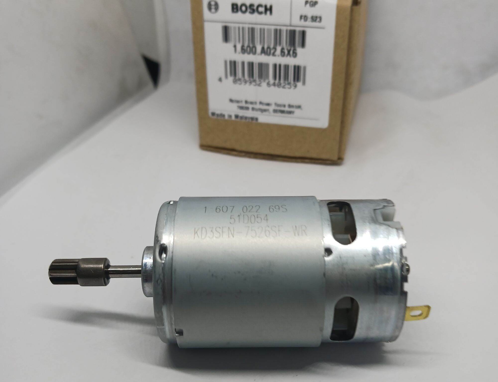 Bosch Spare Parts for 12 Volt Cordless Screwdriver Drill Motor, Model Gdr 120-Li (Gen3), Part Number 3601Jf00L1, Part No 1600A026X6, Used for Repairing Genuine Parts. ราคา 485 บาท*ส่งฟรี