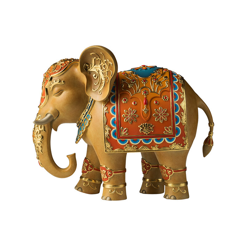 TONGSHIFU | Wise Steady March Elephant Bronze Figurine ราคา 32,689 บาท*ส่งฟรี