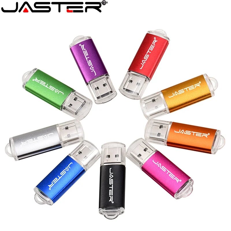 jaster | JASTER แฟลชไดรฟ์ USB 2.0 ความเร็วสูงมินิพลาสติกเพนไดร์ 128M 4GB 16GB 32GB 64GB 128GB พร้อมพวงกุญแจเมมโมรี่สติ๊ก ปากกาไดรฟ์ ราคา 188 บาท*ส่งฟรี