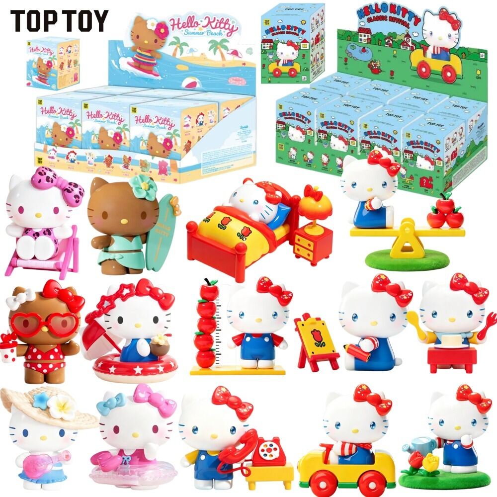 โมเดลฟิกเกอร์ ของสะสม TOPTOY ของแท้ เฮลโลคิตตี้ กล่องสุ่ม ซีรีส์คลาสสิกย้อนยุค สะสม ของตกแต่งโต๊ะ ตุ๊กตาเซอร์ไพรส์น่ารัก ของเล่น ของขวัญ ราคา 1,177 บาท*ส่งฟรี