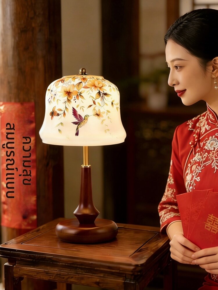 [DGY | Chinese Vintage Style Bedroom Nightstand Lamp Long Lasting Luminescence,DGY | Chinese Vintage Style Bedroom Nightstand Lamp Long Lasting Luminescence,] ราคา 1,885 บาท*ส่งฟรี
