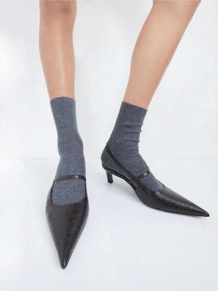 Tony Bianco | Women's Slingback Pointed Toe Low Heel Sandals ราคา 8,627 บาท*ส่งฟรี