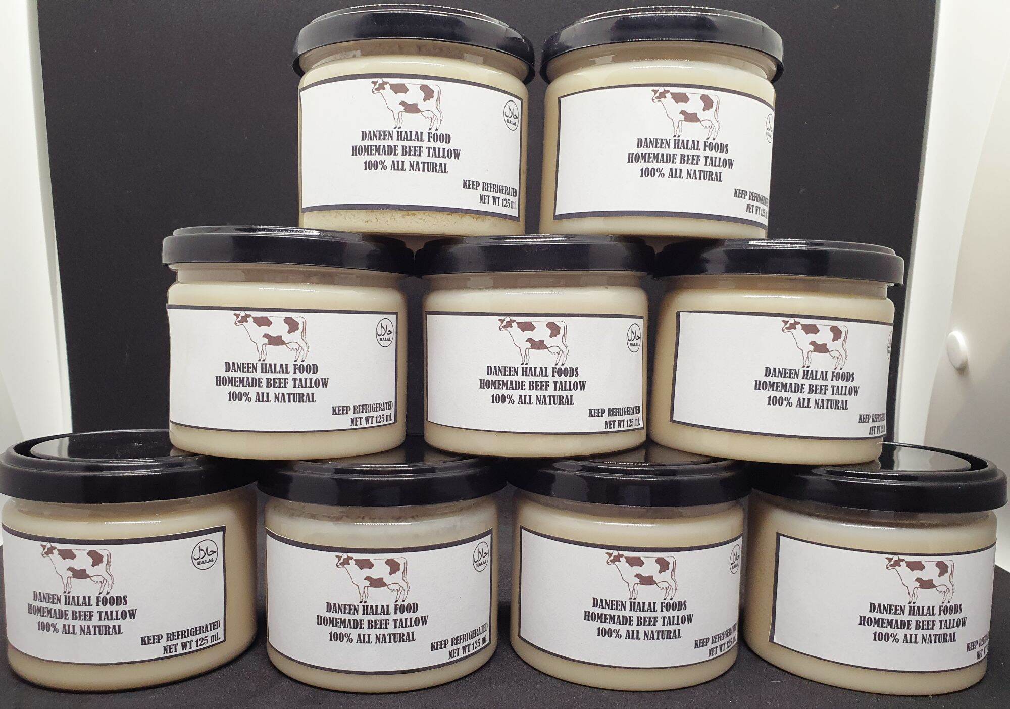 น้ำมันวัว ไขมันวัวฮาลาล(Halal Beef Tallow)125ml. มาตา ฮาลาล ฟู้ดส์