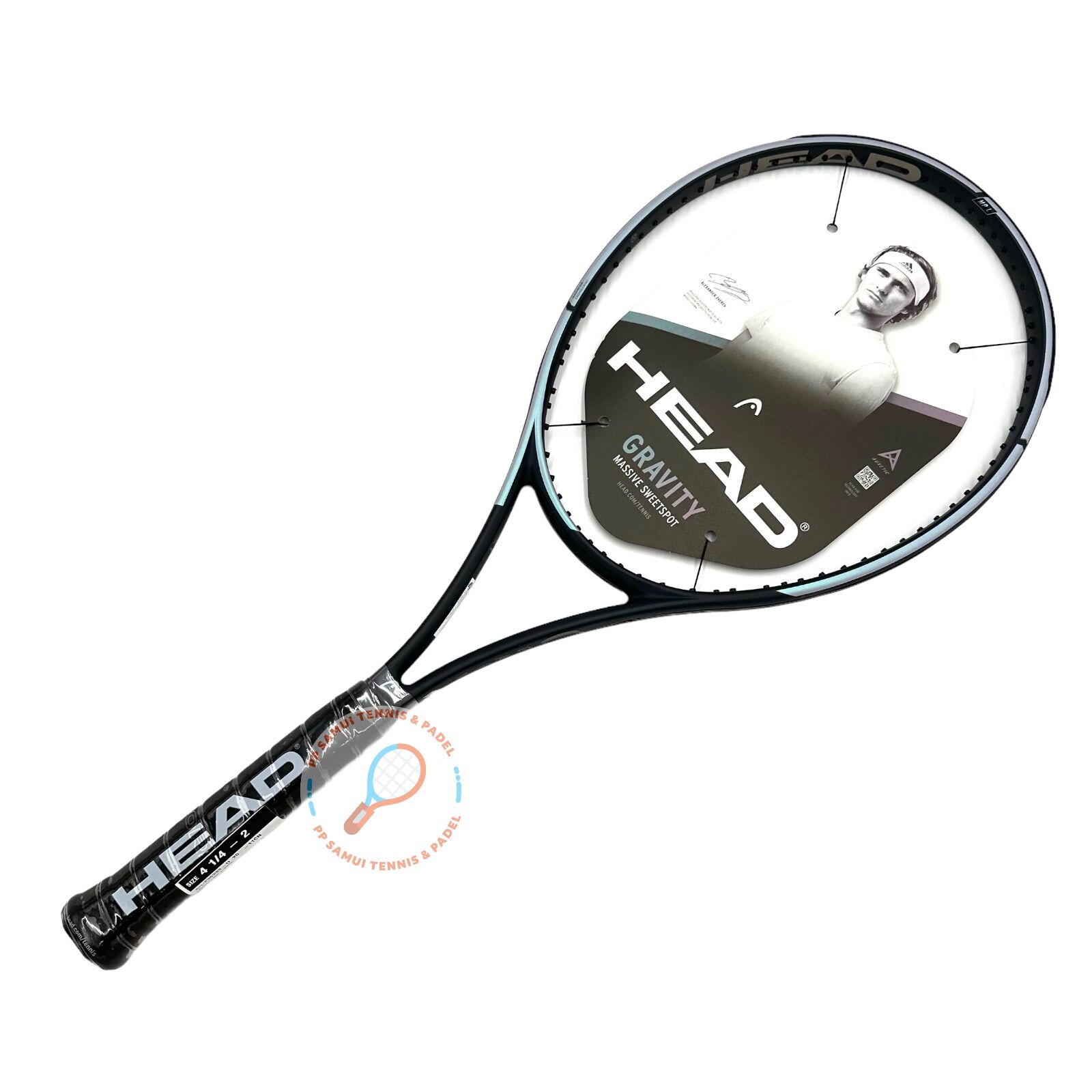 ผ่อน0ส่วนลด ไม้เทนนิส tennis racket Head Auxetic Gravity MP L หนัก 280 ...