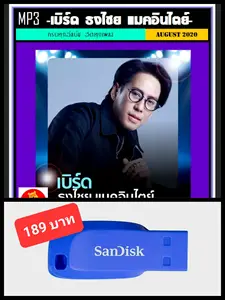 ภาพหน้าปกสินค้าUSB-MP3 เบิร์ด ธงไชย แมคอินไตย์ รวมฮิตอัลบั้มดัง #เพลงไทย ☆แฟลชไดร์ฟ-พร้อมลงเพลง👍👍👍❤️ ซึ่งคุณอาจชอบสินค้านี้