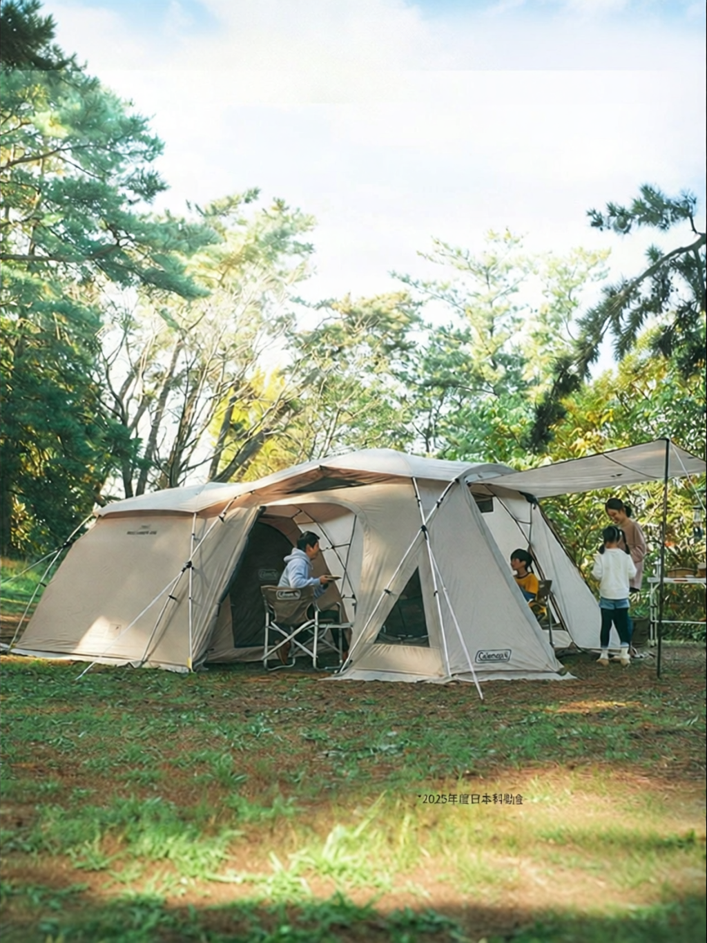 Coleman | Rainproof Sun-proof Wind-resistant Tent 4-5 People ราคา 51,888 บาท*ส่งฟรี