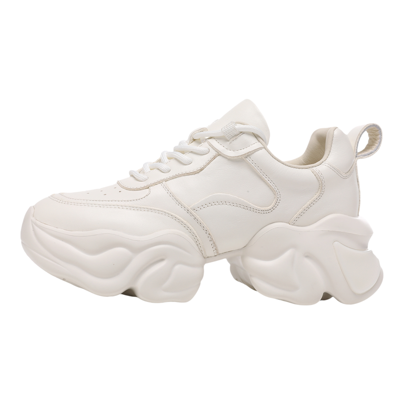 FAVMARTHA | Premium Leather Dad Shoes Thick Sole Elevation ราคา 9,293 บาท*ส่งฟรี