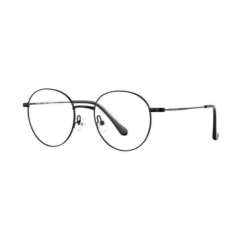 Serova | Anti-Blue Light Round Frame Lightweight Titanium Eyeglasses ราคา 2,589 บาท*ส่งฟรี