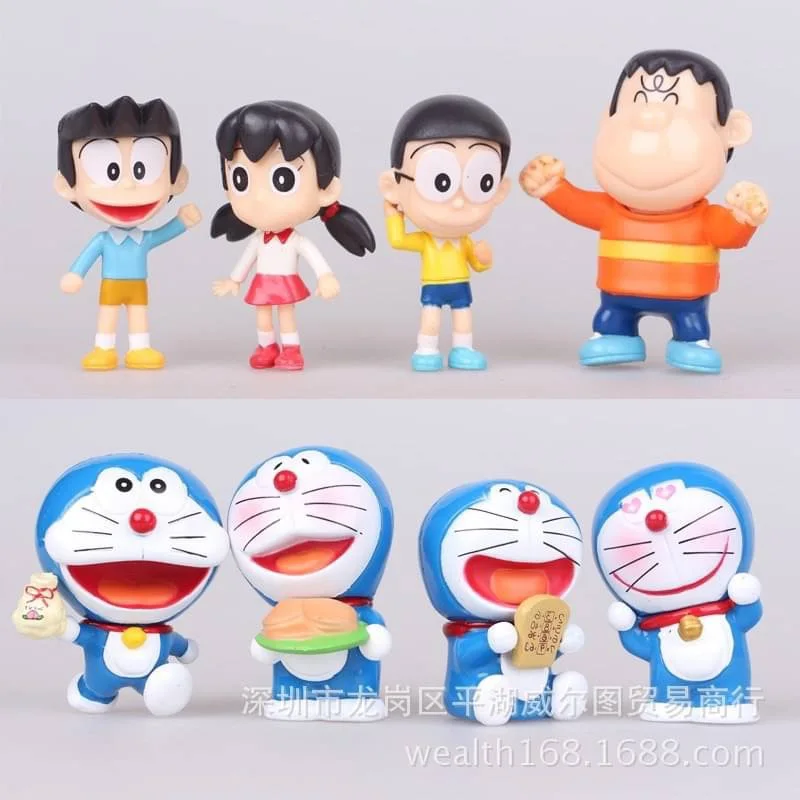 ส่งในไทย โมเดลโดเรม่อนและผองเพื่อน เซ็ท 8 ตัว มีให้เลือก 3 เซ็ท Doraemon Figure
