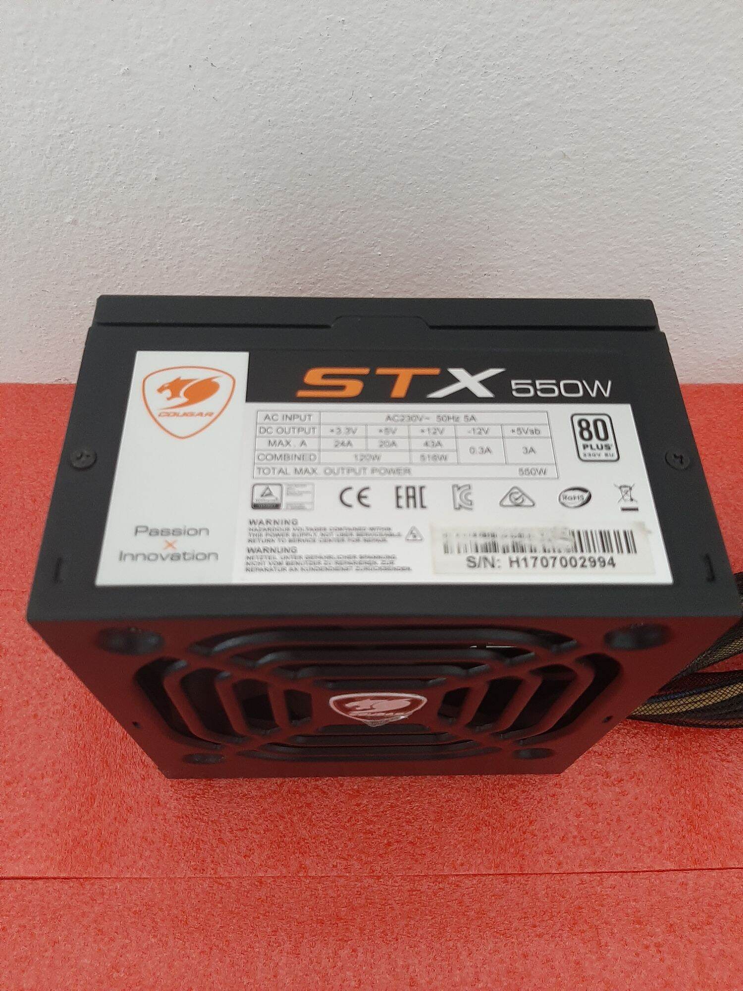 Power Supply COUGAR STX 550W 80+ PLUS มือสอง สภาพดี | Lazada.co.th