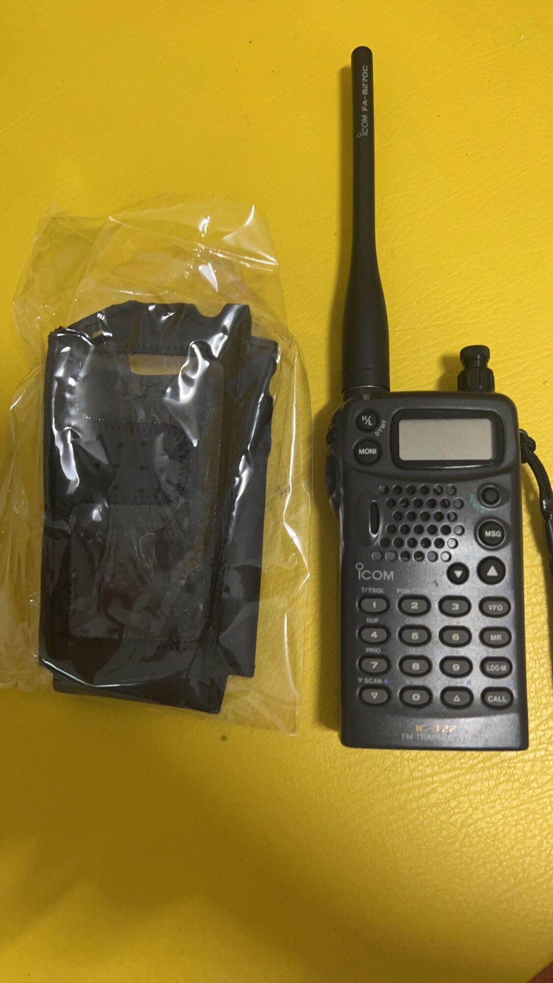 ซองหนังใส่วิทยุสื่อสาร icom ic-T22ET - Musen Radio Thailand - ThaiPick