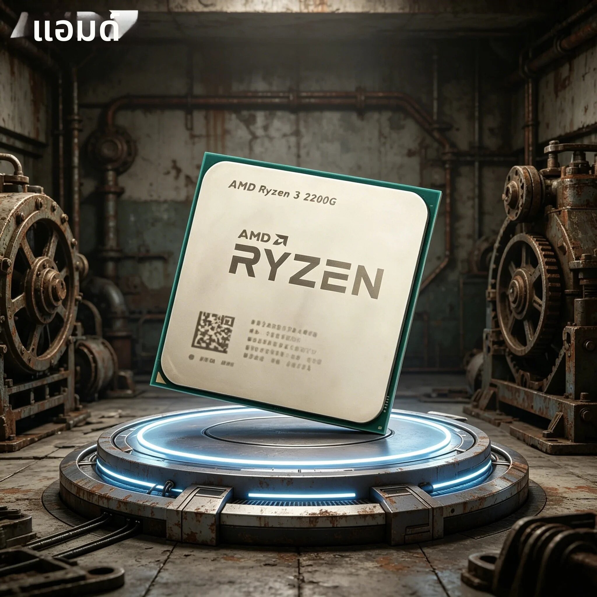 AMD | AMD รุ่น Bulk AMD R3 2200G โปรเซสเซอร์ความเร็วสูง 3.5GHz ชิปโอเวอร์คล็อกได้เต็มที่ AM4 สำหรับคอมพิวเตอร์ตั้งโต๊ะสำหรับใช้งานทั่วไปและเล่นเกม ราคา 1,655 บาท*ส่งฟรี