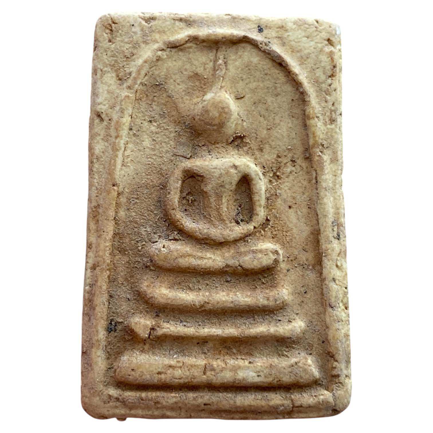 His Majesty, Wat Rangphun, Has a Collection of Ancient and Antique Buddhas, Including Mineral Particles and Buddha Powder. the Buddha Is Sent as Shown in the Picture, Exactly as Described. Amulet, Buddha Pendant A24