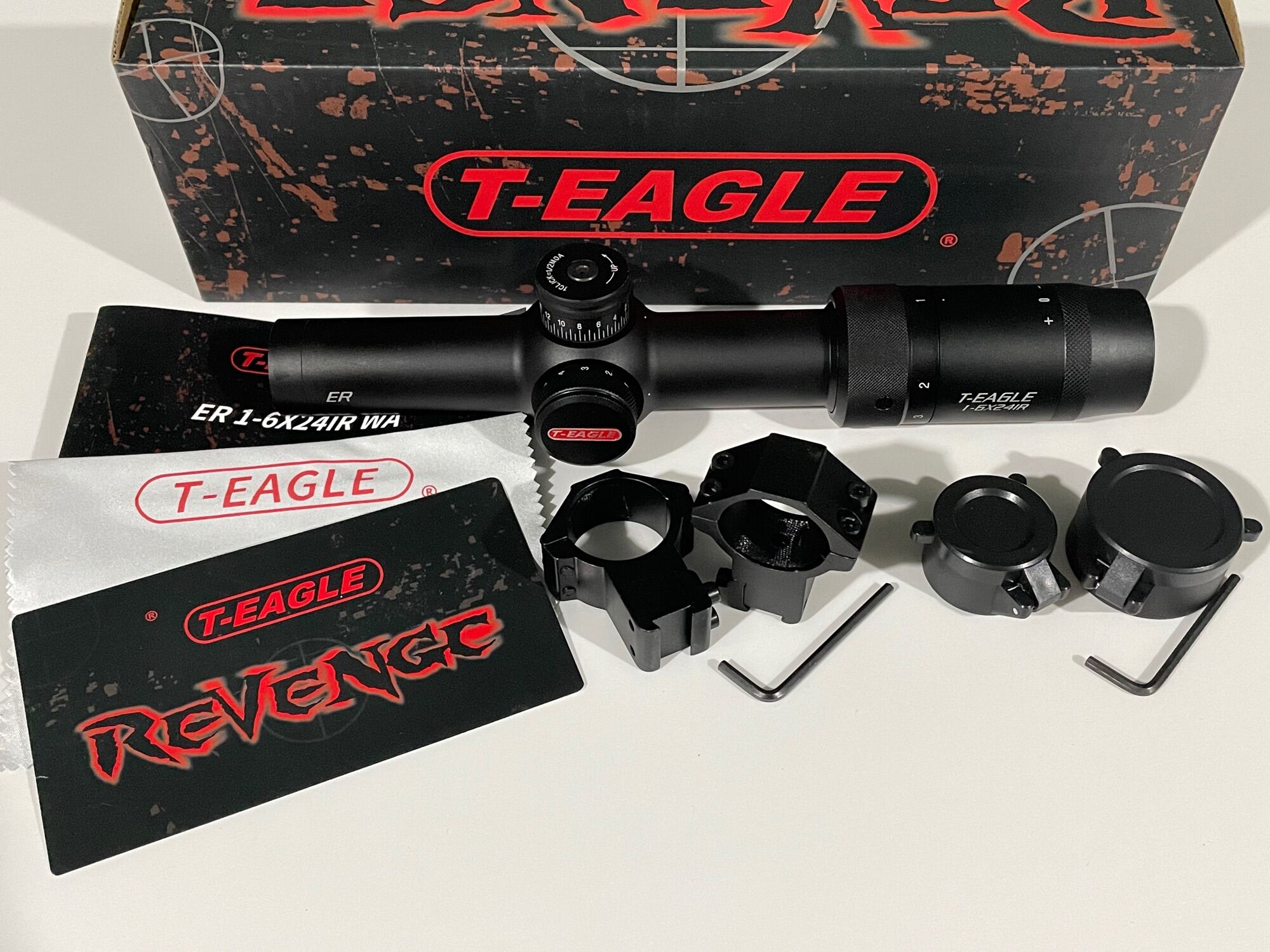 กล้องติดปืน T-EAGLE ER 1-6X24 IR รับประกันของแท้ 100%