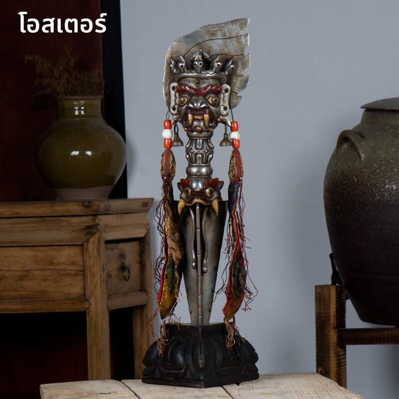 OSITE | Handmade Antique-Style Vajra Pestle with Base 59cm ราคา 33,974 บาท*ส่งฟรี