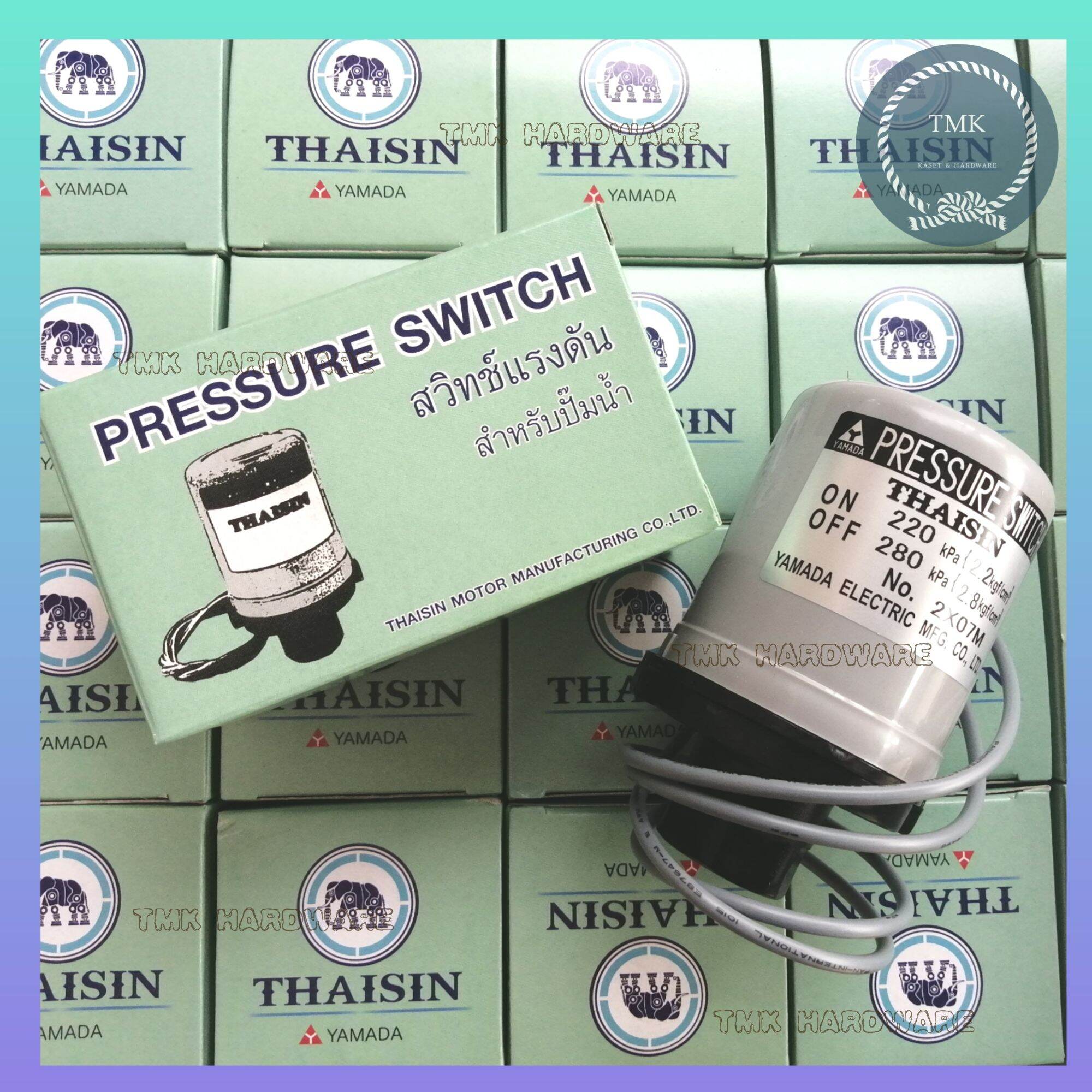 Thaisin Yamada Pressure switch สวิทช์แรงดันปั๊มน้ำ ไทยสิน ยามาดะ เพรชเช ...