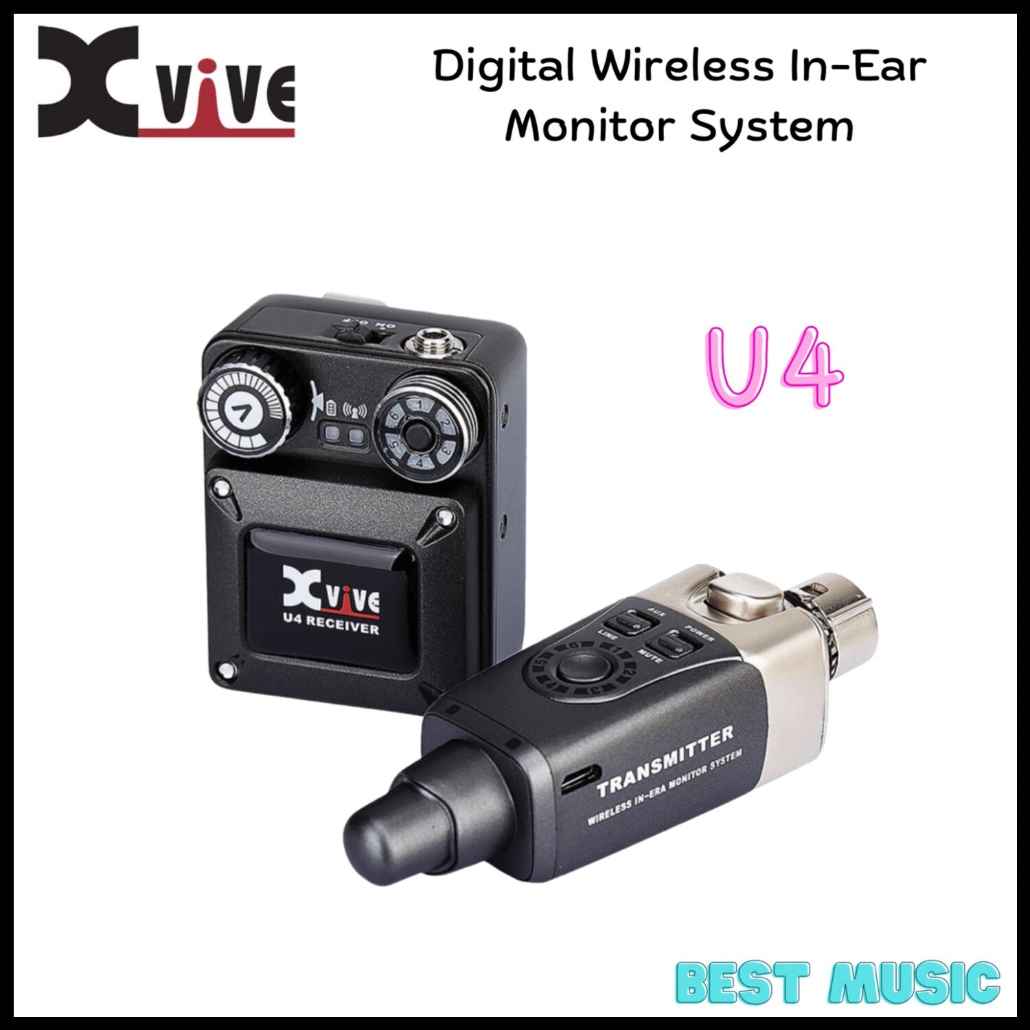 Xvive U4 InEar Monitor Wireless System MixASale