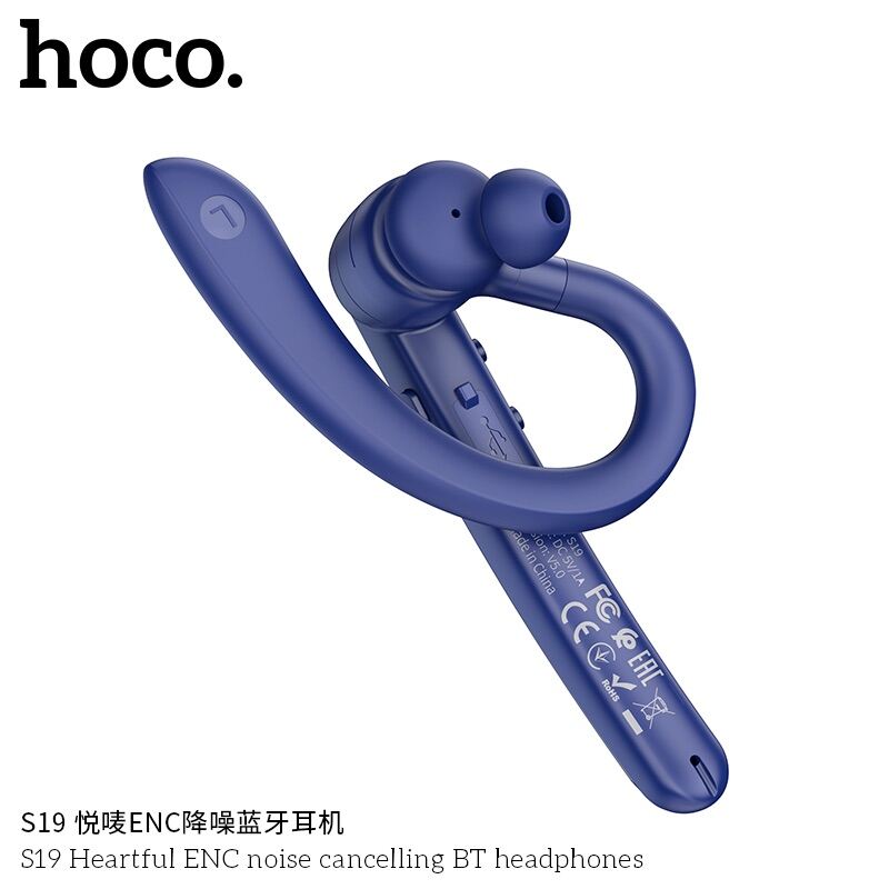SY Hoco S19 หูฟัง บลูทูธ แบบเกียวหู BT.V5.0.แท้100% | Lazada.co.th