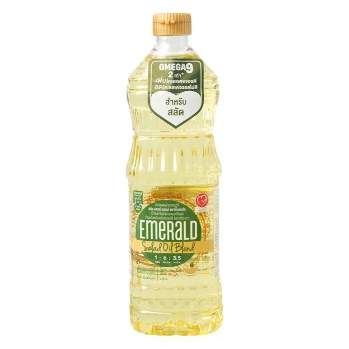 น้ำมันคาโนลาผสมน้ำมันถั่วเหลือง ตราเอ็มเมอรัล สูตร สลัด ออยด์ เบลนด์