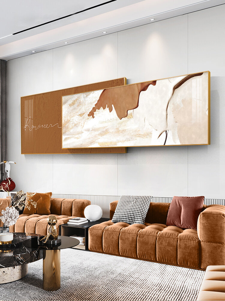 JUYA | Modern Minimalist Living Room Wall Art Abstract Hanging Painting Textured Overlapping Wall Art ราคา 5,435 บาท*ส่งฟรี