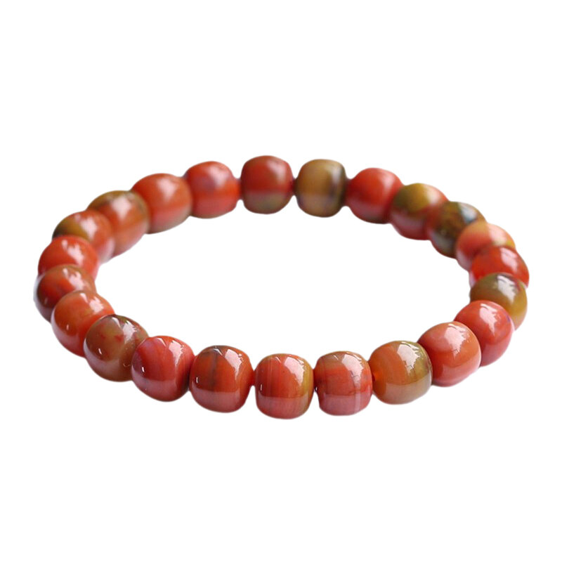 QINBAOSHUIJING | Colorful Crystal Coated South Red Agate Bracelet ราคา 2,444 บาท*ส่งฟรี