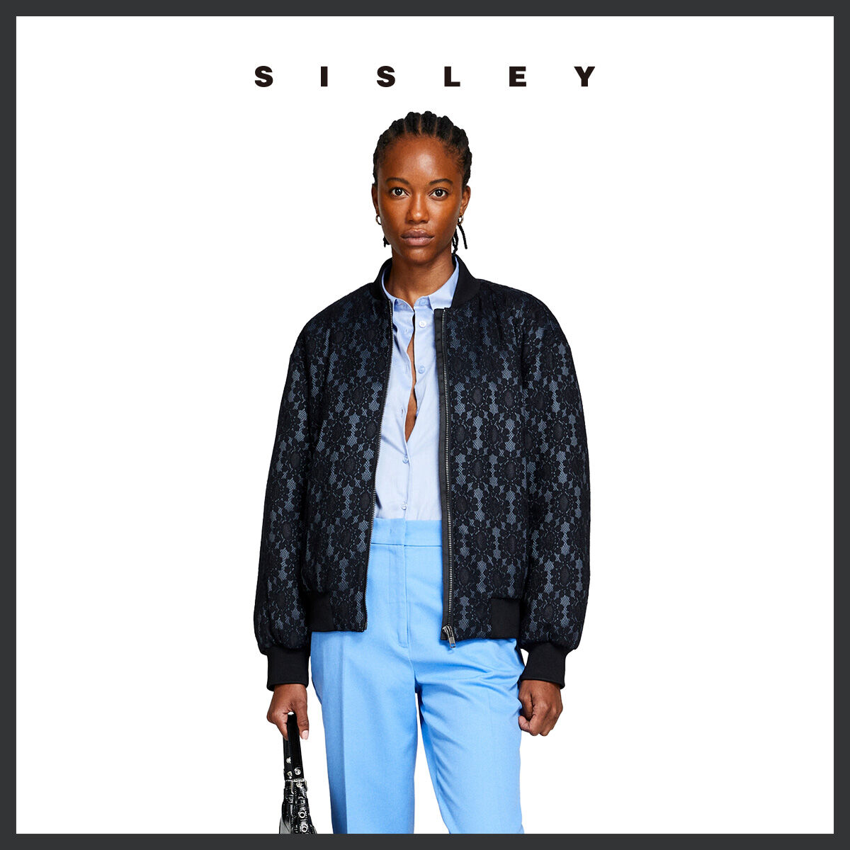 Sisley TROUSERS for Woman SKY BLUE 45G2LF03M ราคา 1,974 บาท*ส่งฟรี