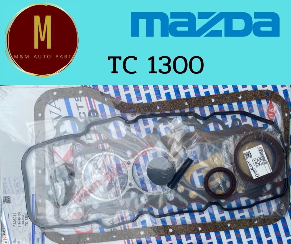 Large Gasket Set Mazda Tc 1300 8V (Fiber Cylinder Head)(75.0mm) Brand Oshikawa ราคา 1,090 บาท*ส่งฟรี