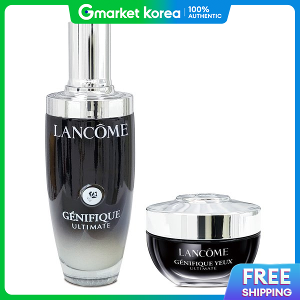 Lancôme | Genifique Ultimate Serum 115ml + Eye Cream 20ml 2-Piece Skincare Set, Domestic Shipping ราคา 12,685 บาท*ส่งฟรี
