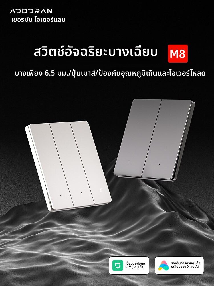 aodoran | Smart Control Panel Thin Design ราคา 394 บาท*ส่งฟรี