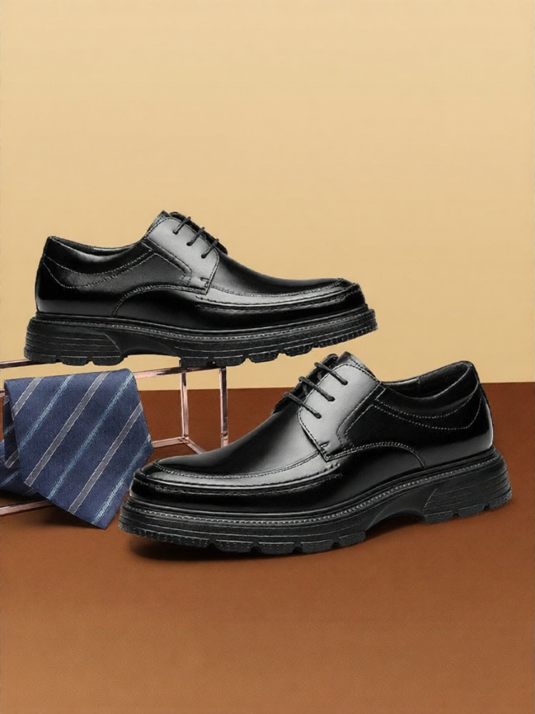 Zero | Leather Derby Shoes Height Increasing Wear-resistant ราคา 9,574 บาท*ส่งฟรี