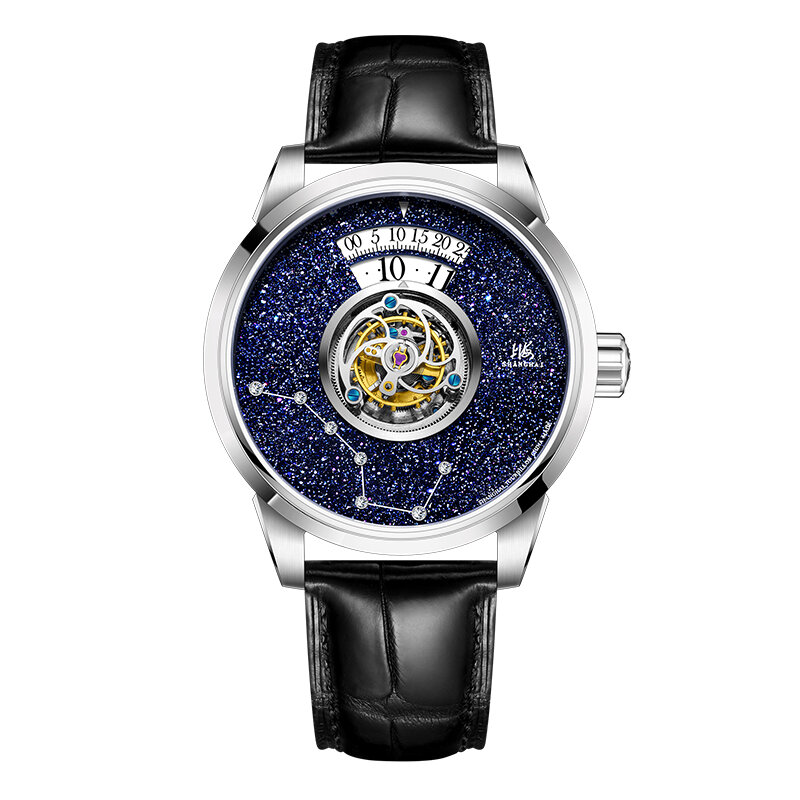 Shanghai | Jeweled Tourbillon Manual Mechanical Watch ราคา 199,274 บาท*ส่งฟรี
