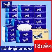 Tempo | ทิชชู่เช็ดหน้าสำหรับใช้ในบ้าน 18 แพ็ค