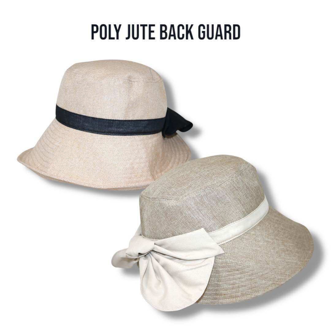 Muak Poly Jute Back Guard เนื้อผ้าโพลีเอสเตอร์ กัน uv กันแดดได้ดี โบว์ข้างหลังสามารถปลดเป็นที่ปังท้ายทอยได้ ราคา 1,032 บาท*ส่งฟรี