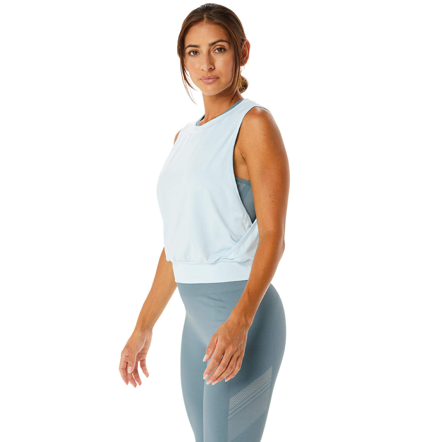 ASICS : WOMEN NAGINO FLEX SLEEVELESS TOP WOMEN TRAINING เสื้อ ผู้หญิง เสื้อ เสื้อกล้าม ของแท้ SKY ราคา 530 บาท*ส่งฟรี