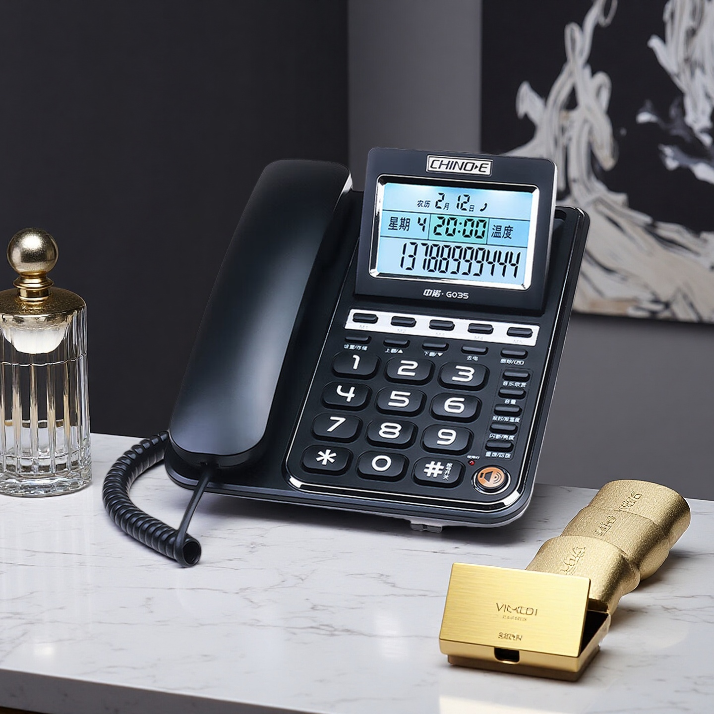 โทรศัพท์มือถือและแท็บเล็ต CHINOE Call Display Voice ประกาศโทรศัพท์แบบมีสาย ราคา 696 บาท*ส่งฟรี