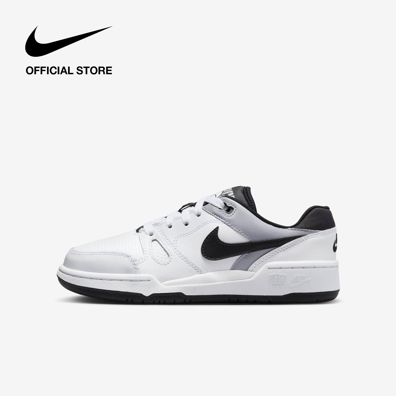 Nike Kid's Full Force Low Basketball Shoes - White ไนกี้ รองเท้าบาสเก็ตบอลเด็ก Full Force Low - สีขาว ราคา 2,900 บาท*ส่งฟรี